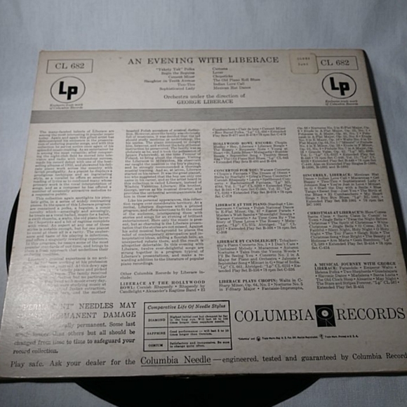 Vintage An Evening with Liberace 33 Vinyl Record - Picture 5 of 6